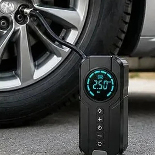 كينفخ العجلات حتى ‎150 PSI